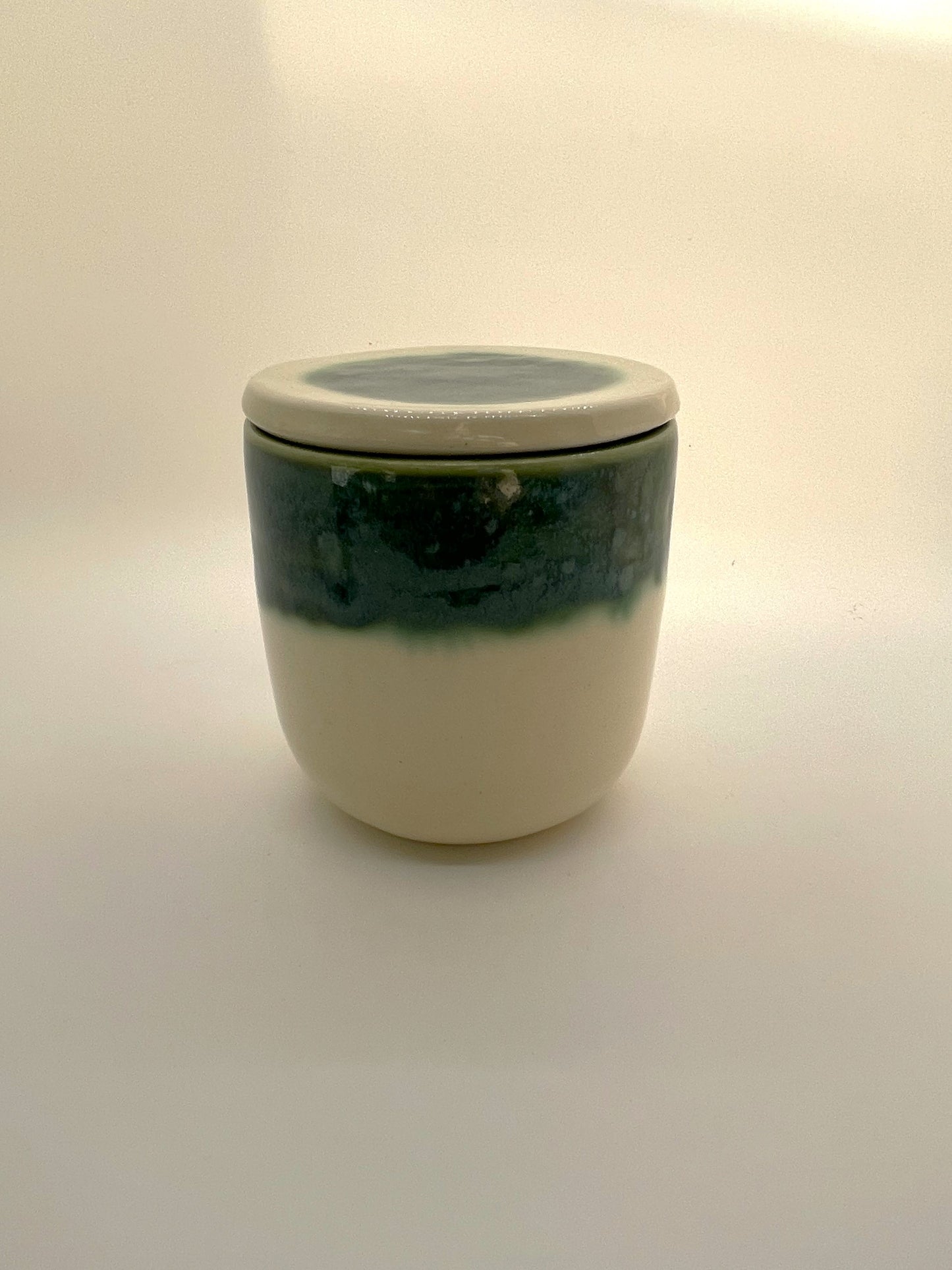 Emerald Lidded Yunomi
