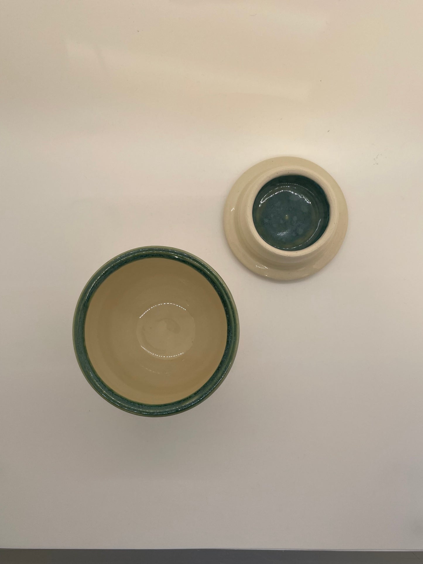 Emerald Lidded Yunomi