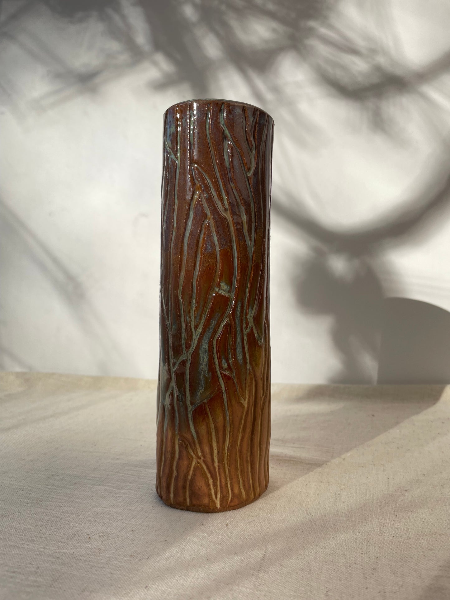 Bark Textured Vase
