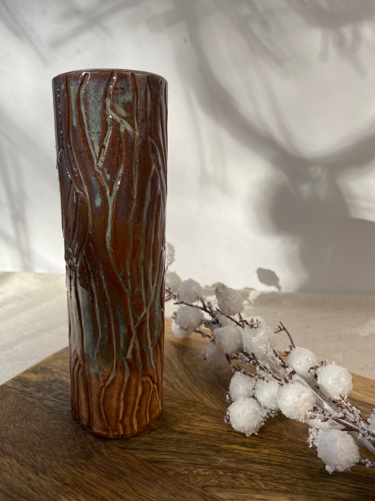 Bark Textured Vase