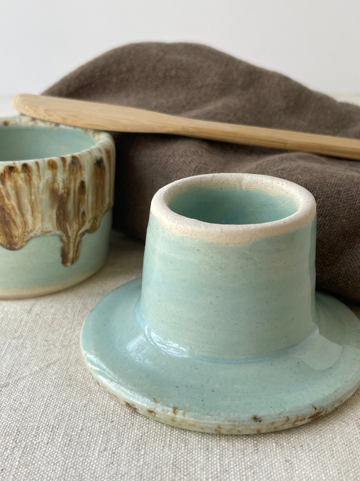 French Butter Bell, Blue and Birch