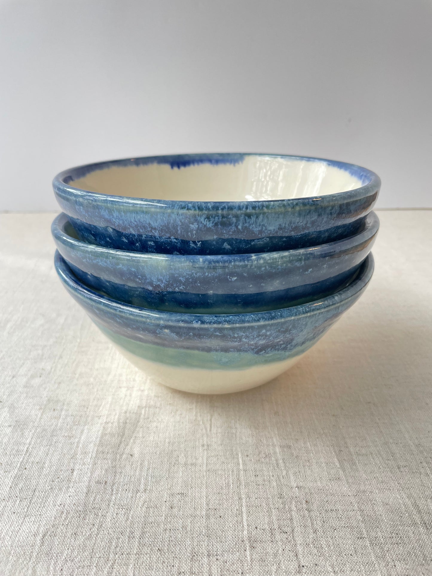 Sapphire and Blue Topaz Bowl