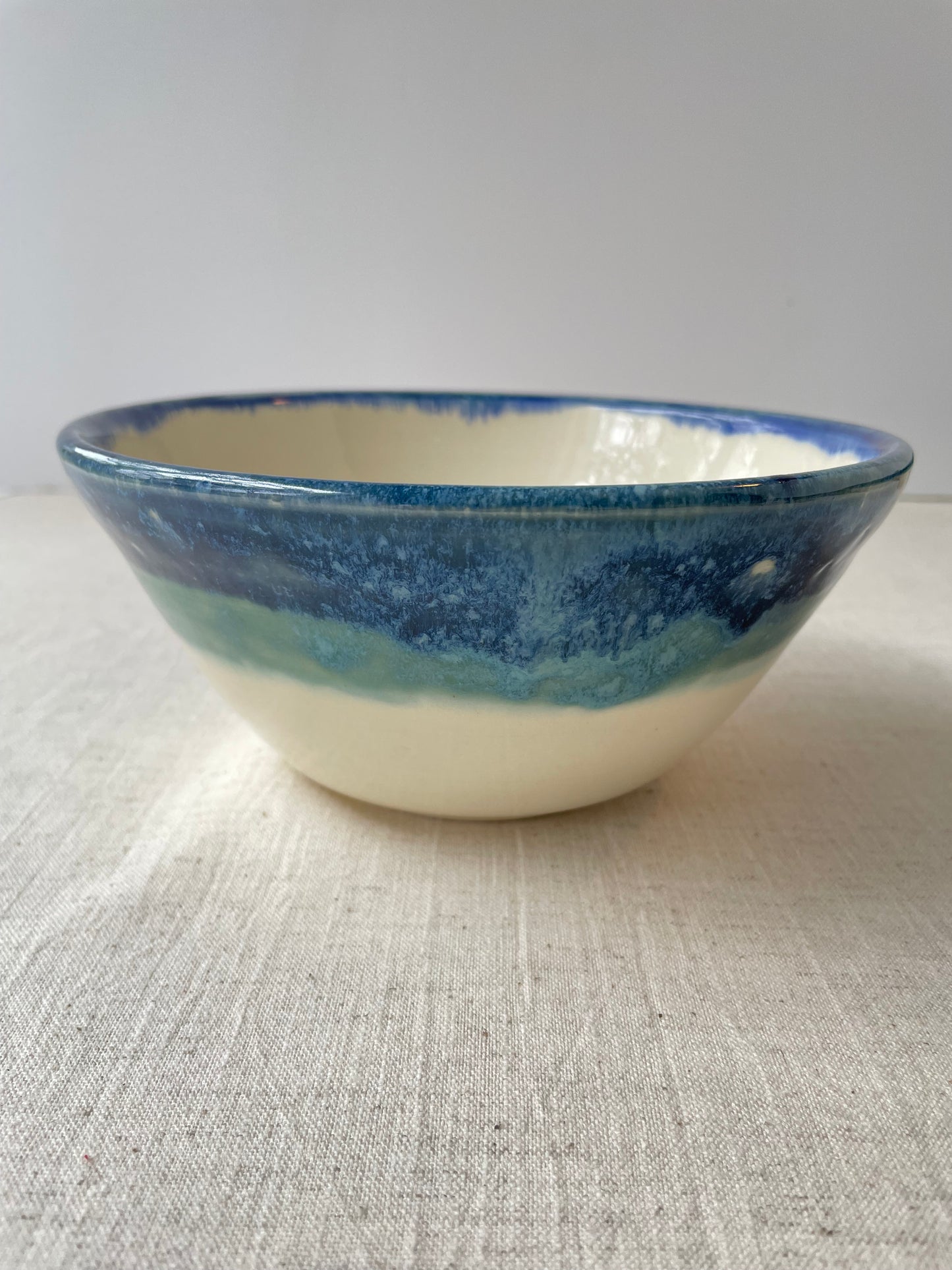 Sapphire and Blue Topaz Bowl
