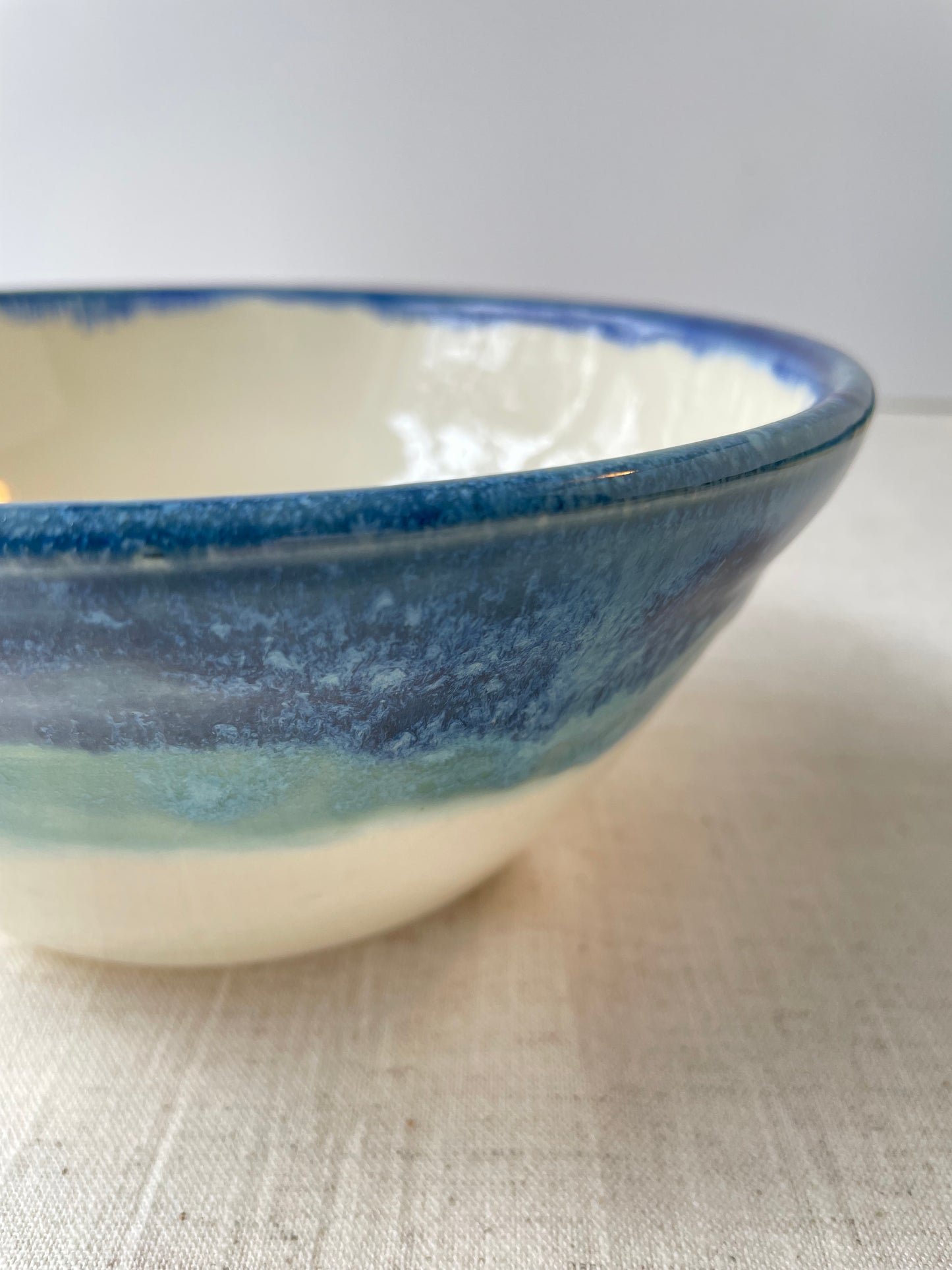 Sapphire and Blue Topaz Bowl