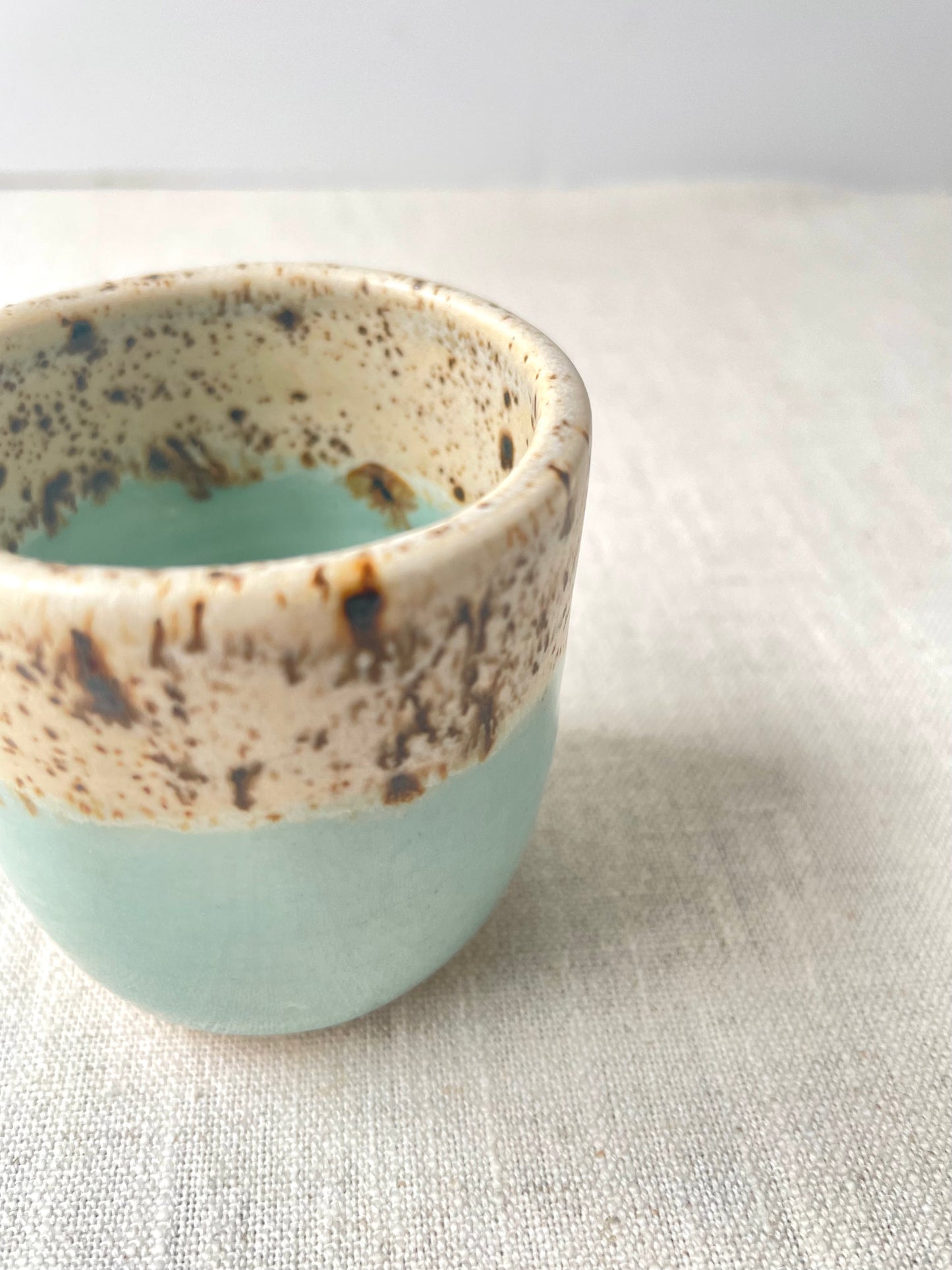 Blue and Birch Espresso Cups, Set of 2