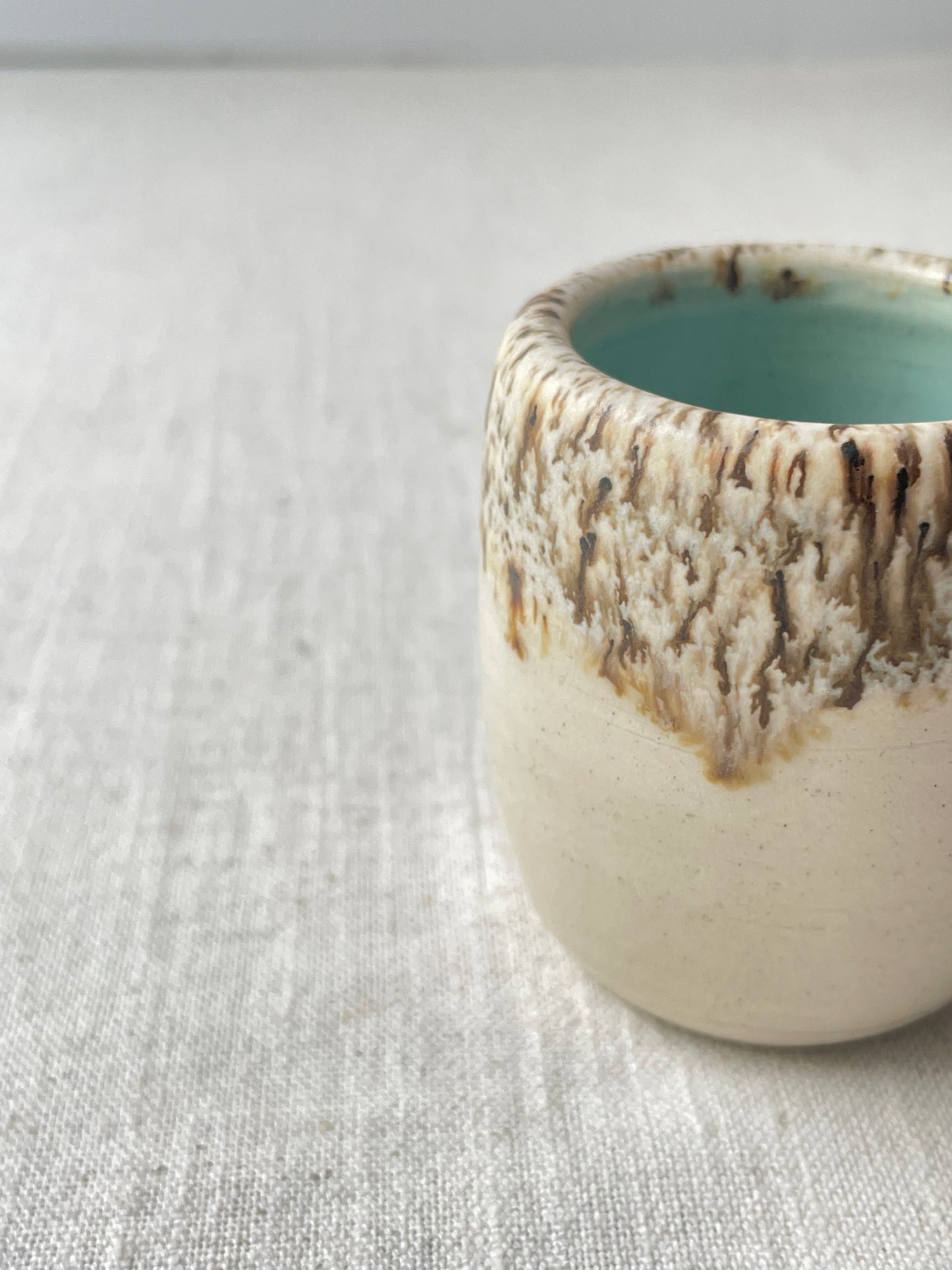 Blue and Birch Espresso Cups, Set of 2