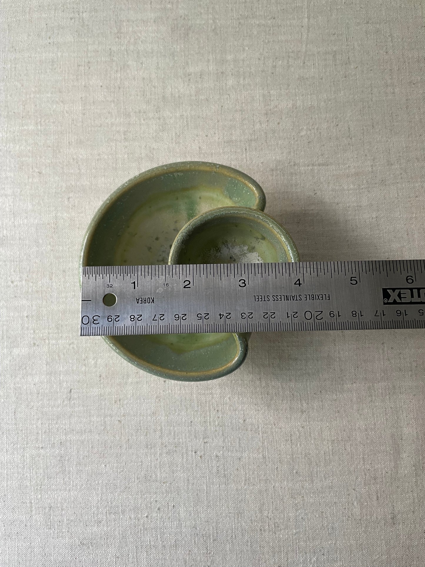 Olives Bowl, Folded Edge Style, Green Ivy