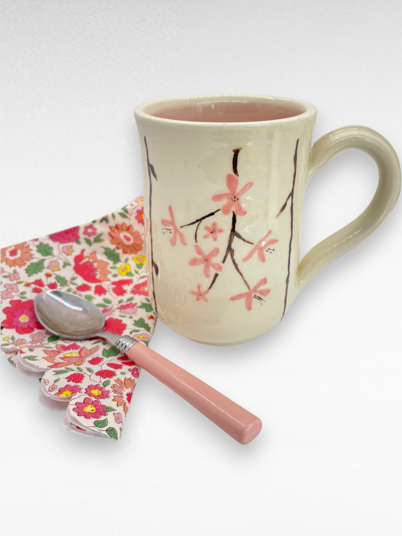 Sakura Mug with Straight Sides