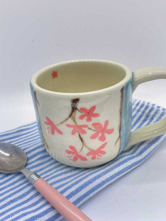 Sakura Blue Coffee Mug