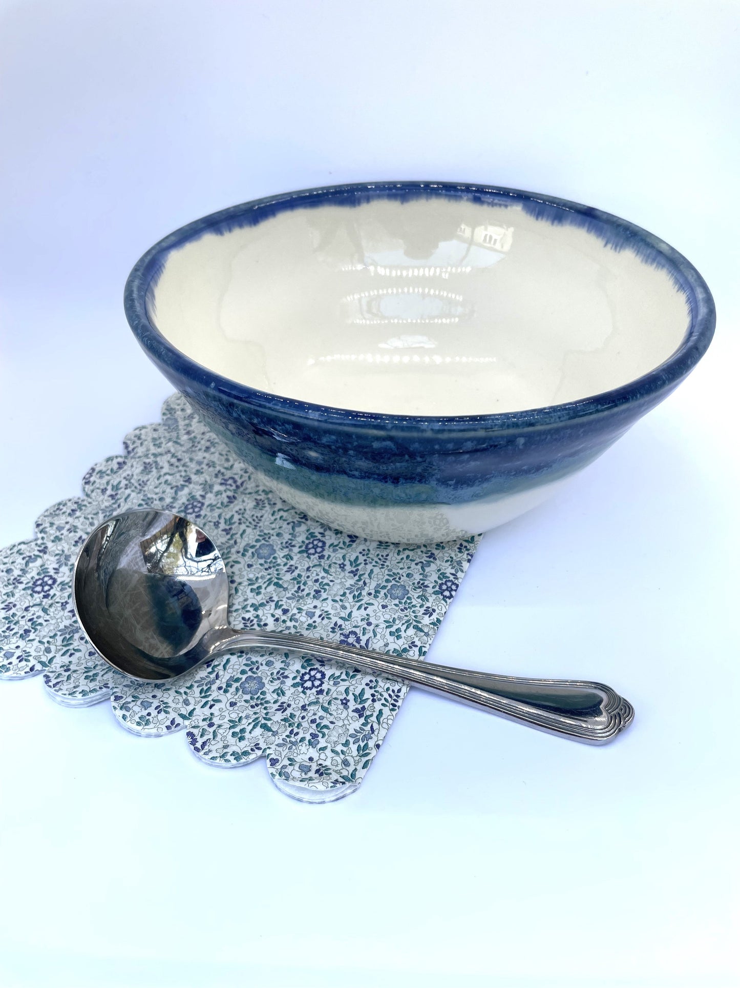 Sapphire Lidded Ramen Bowl