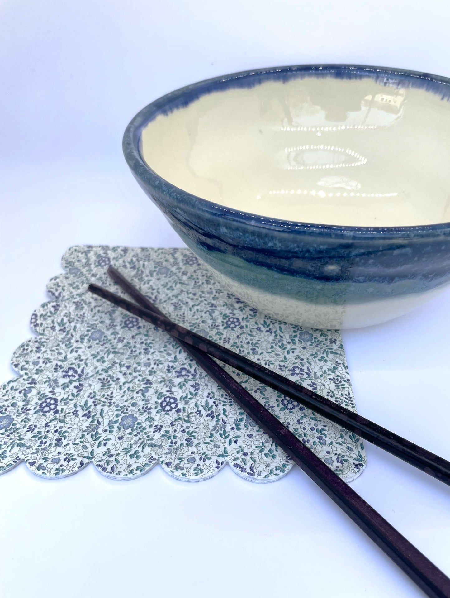 Sapphire Lidded Ramen Bowl