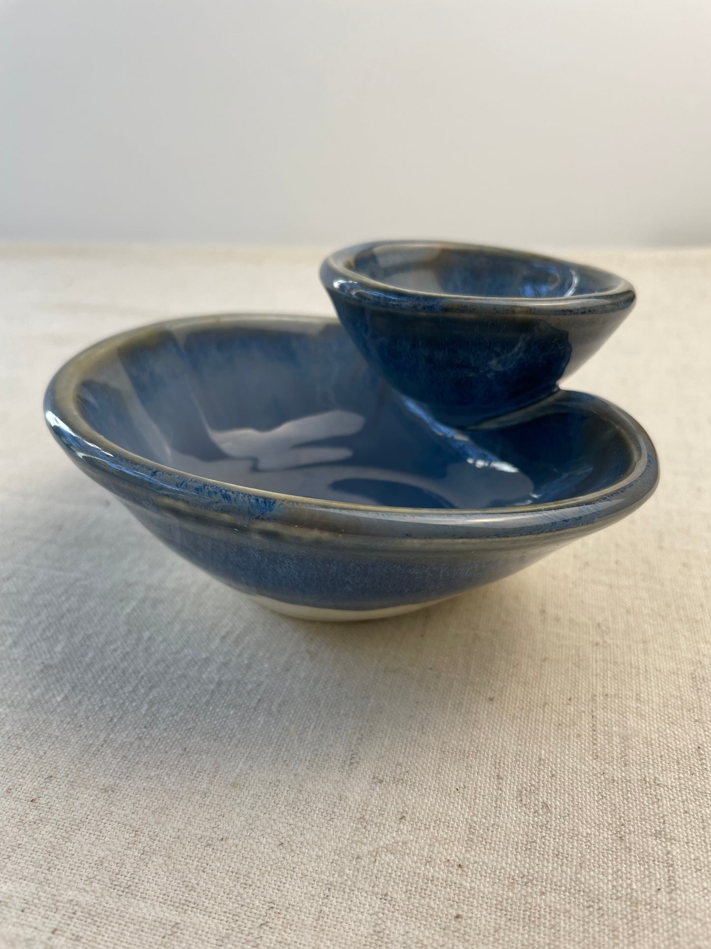 Olives Bowl, Folded Edge Style, Blueberry (Seconds)