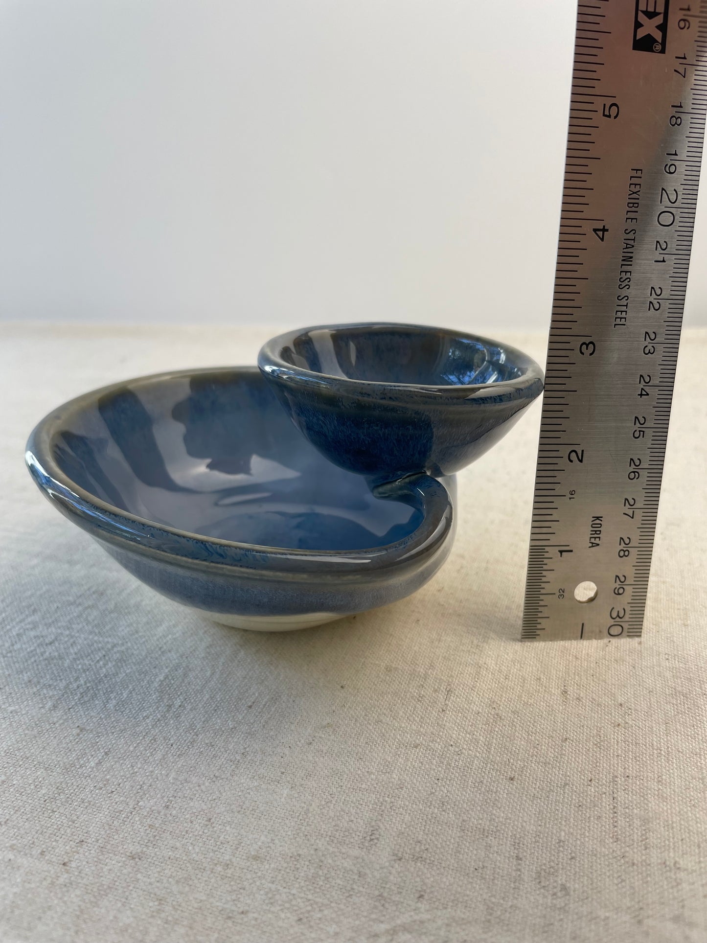 Olives Bowl, Folded Edge Style, Blueberry (Seconds)