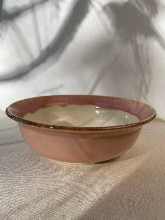 Pink Flared Rim Bowl