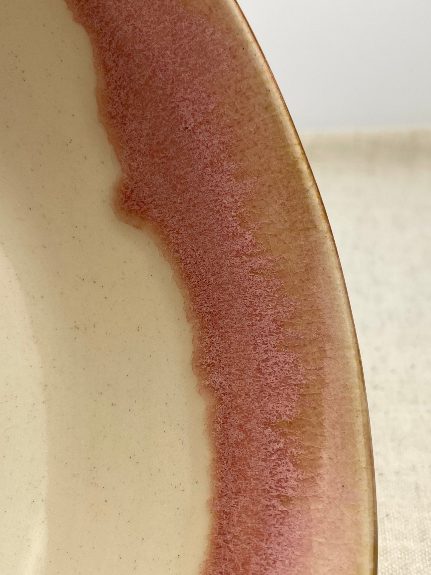 Pink Flared Rim Bowl