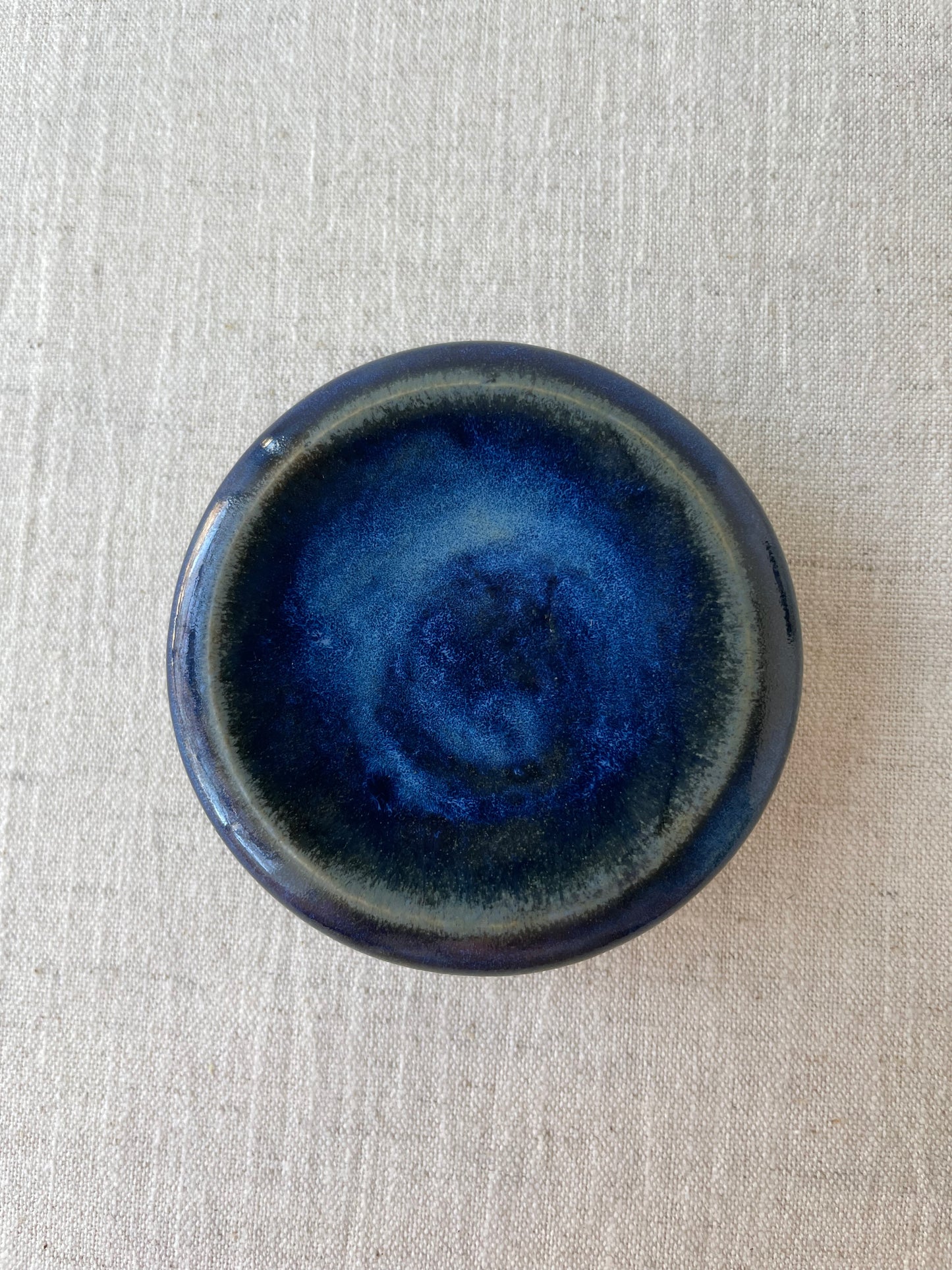 Double Blue Lidded Yunomi