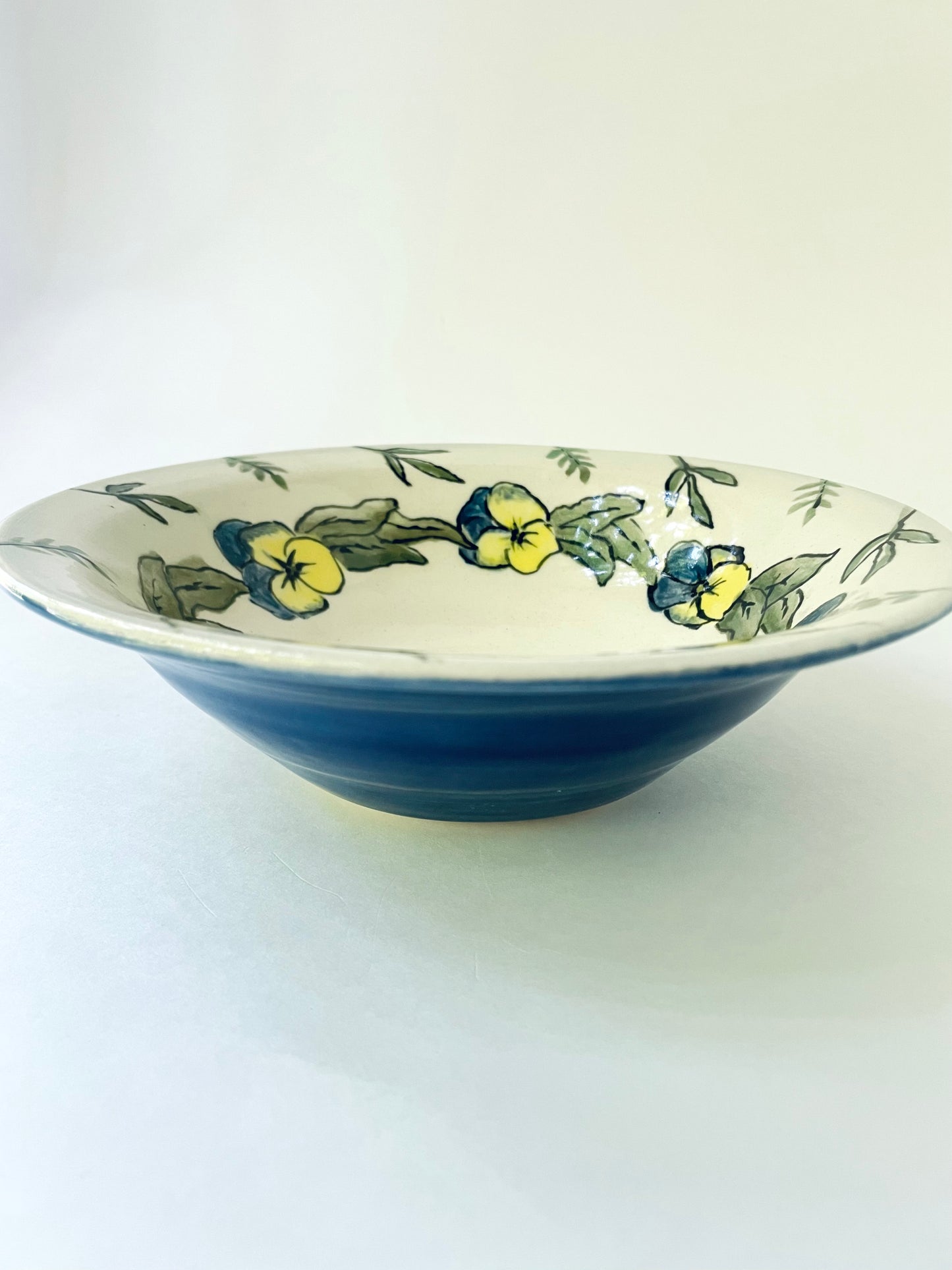 Pansies Medium Bowl