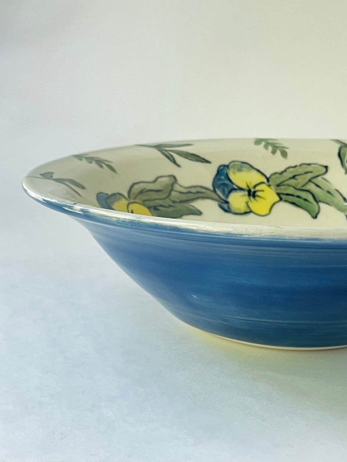 Pansies Medium Bowl