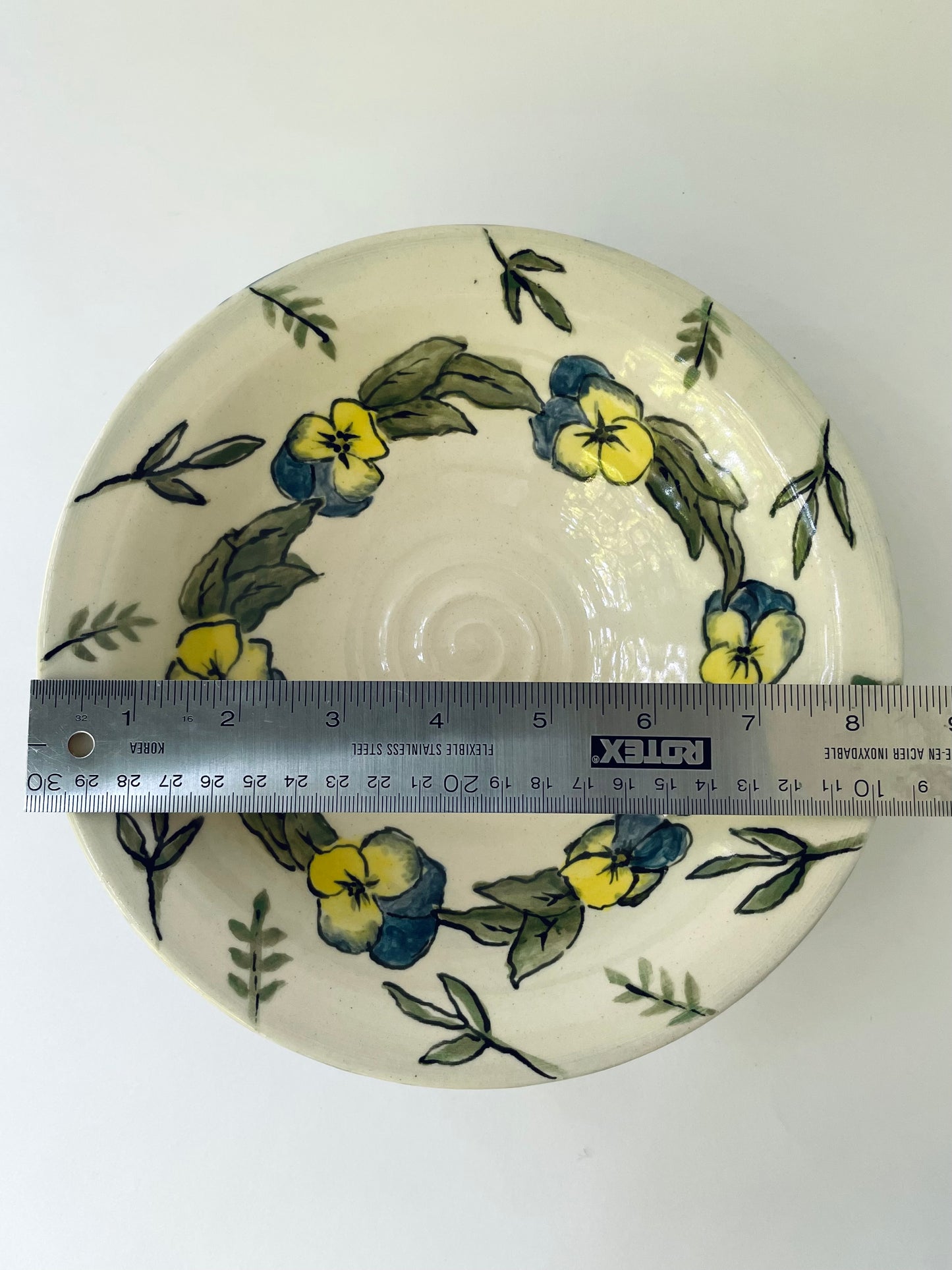 Pansies Medium Bowl