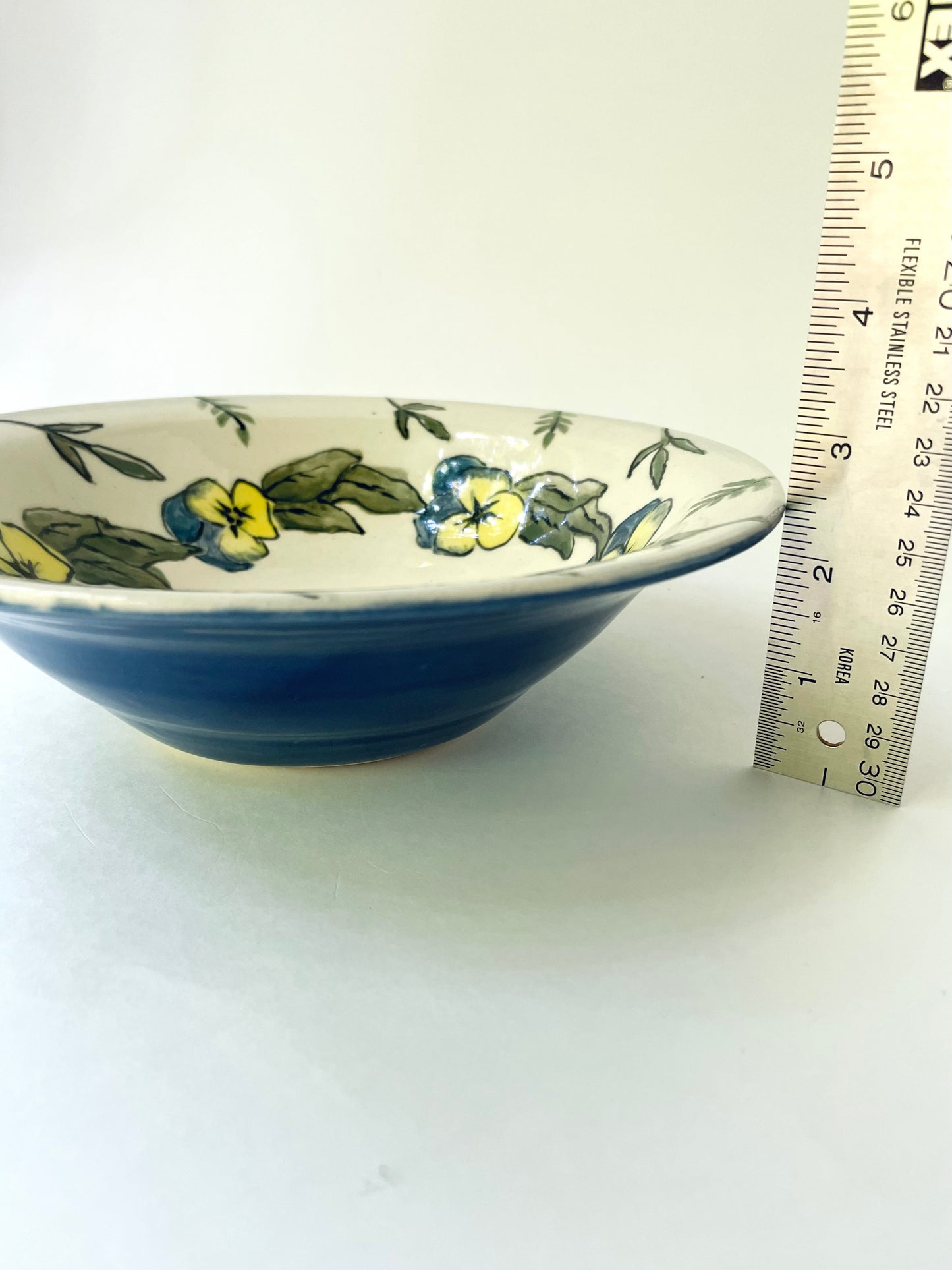 Pansies Medium Bowl