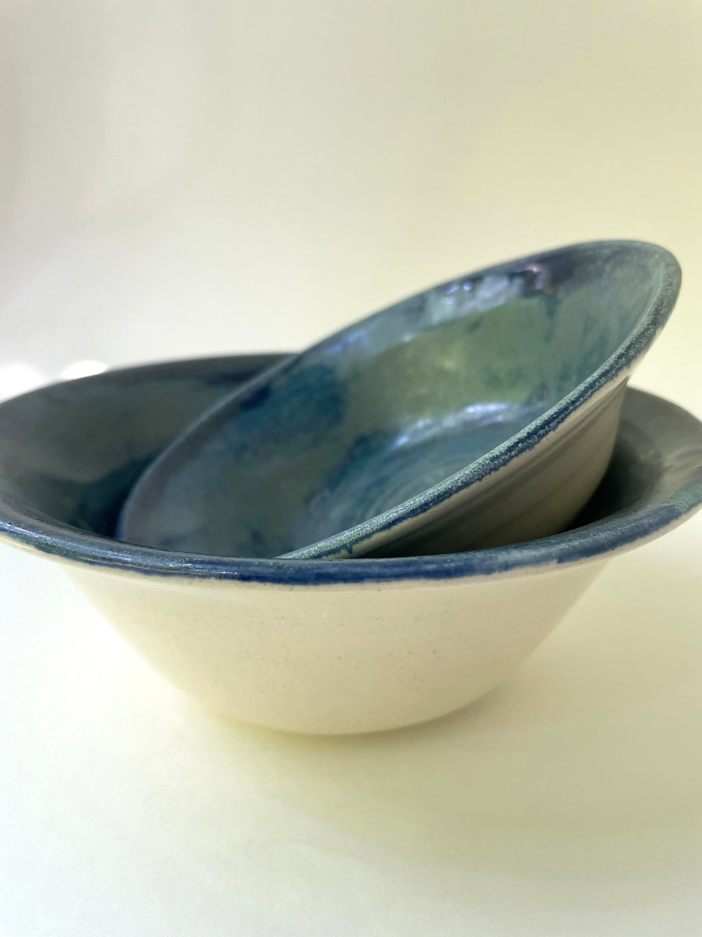 Blue Azurite Nesting Bowls