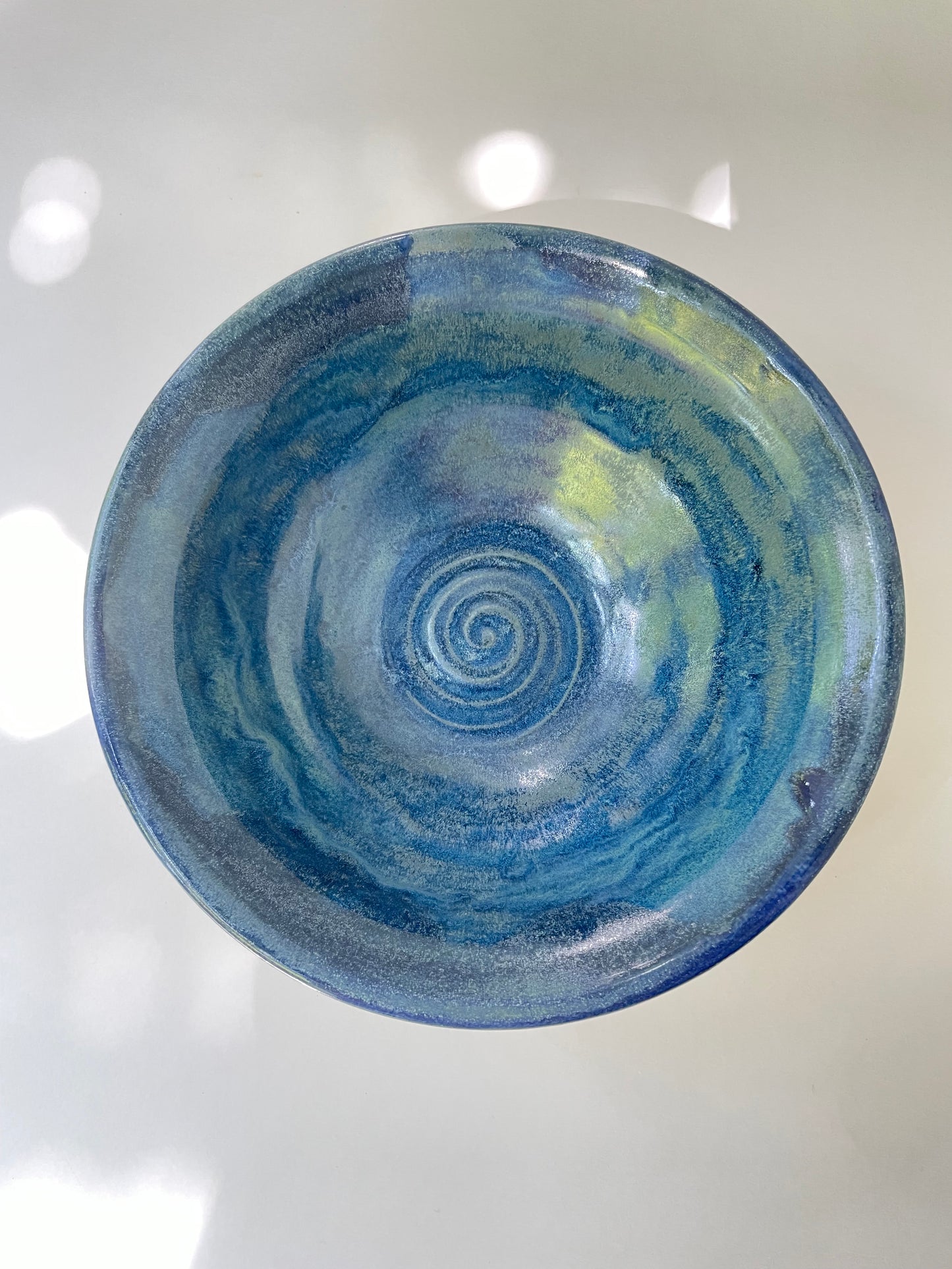 Blue Azurite Small Serving Bowl