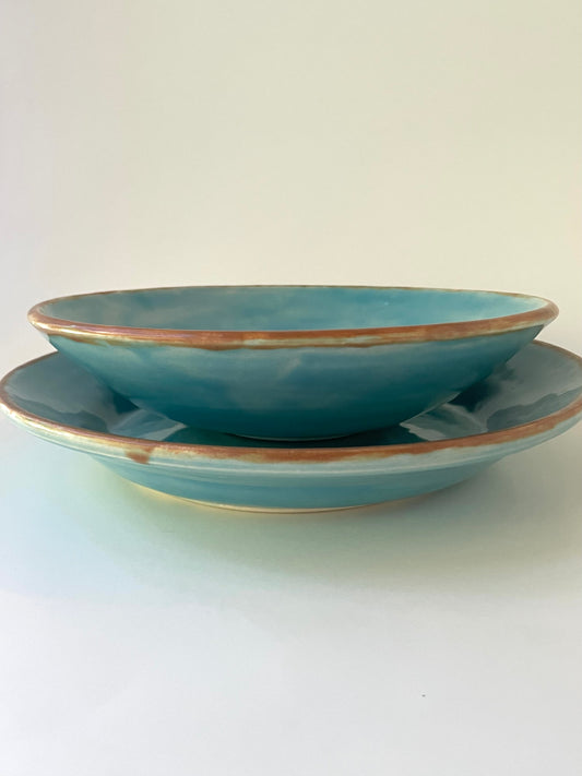 Sky Blue Serving Set