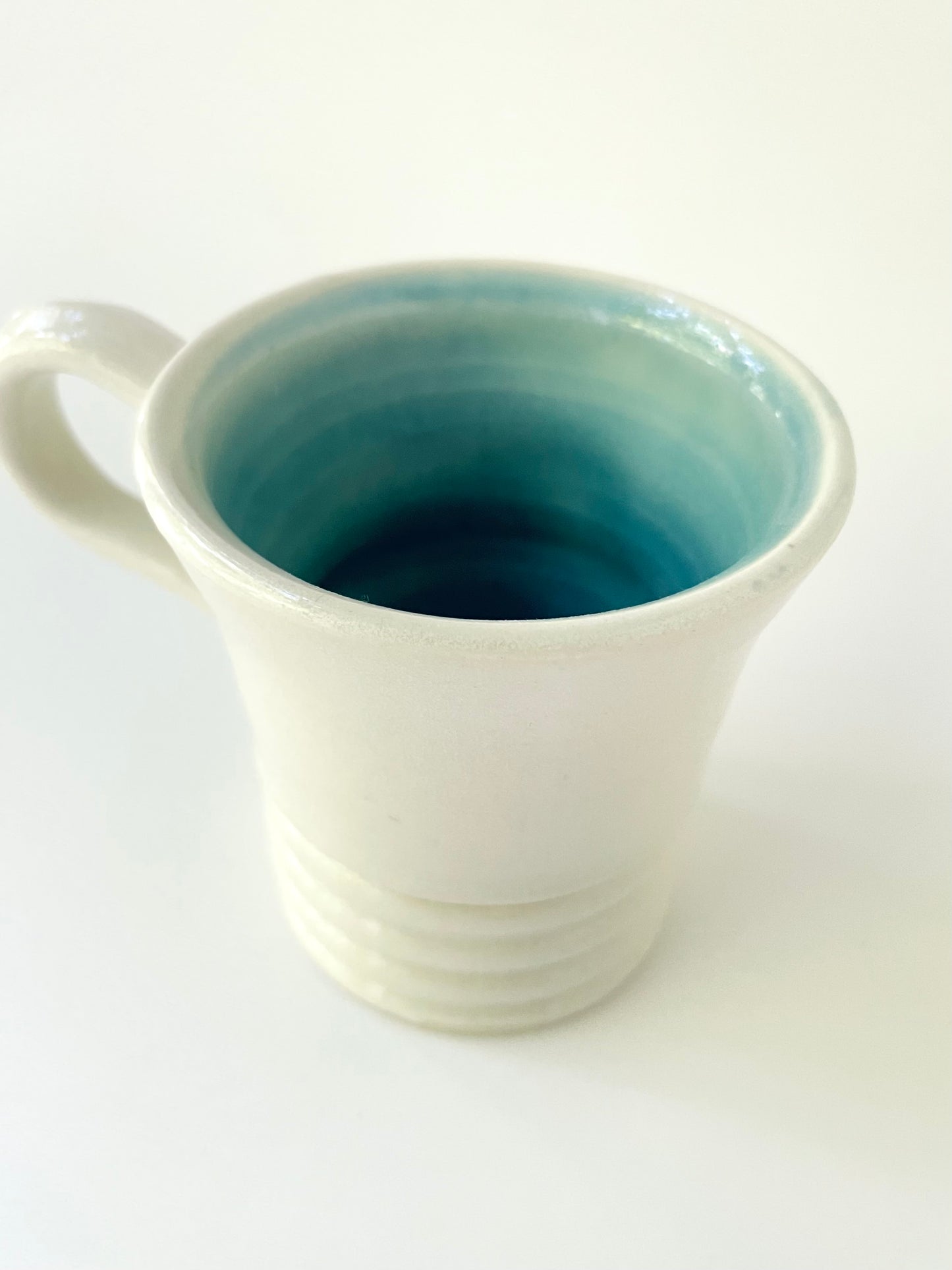 White and Celadon Tea Cup 1