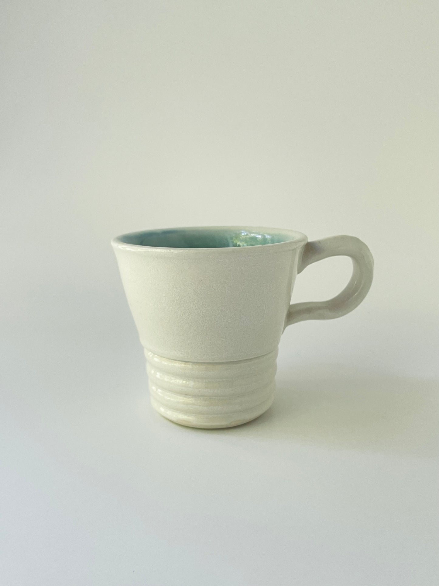 White and Celadon Tea Cup 2