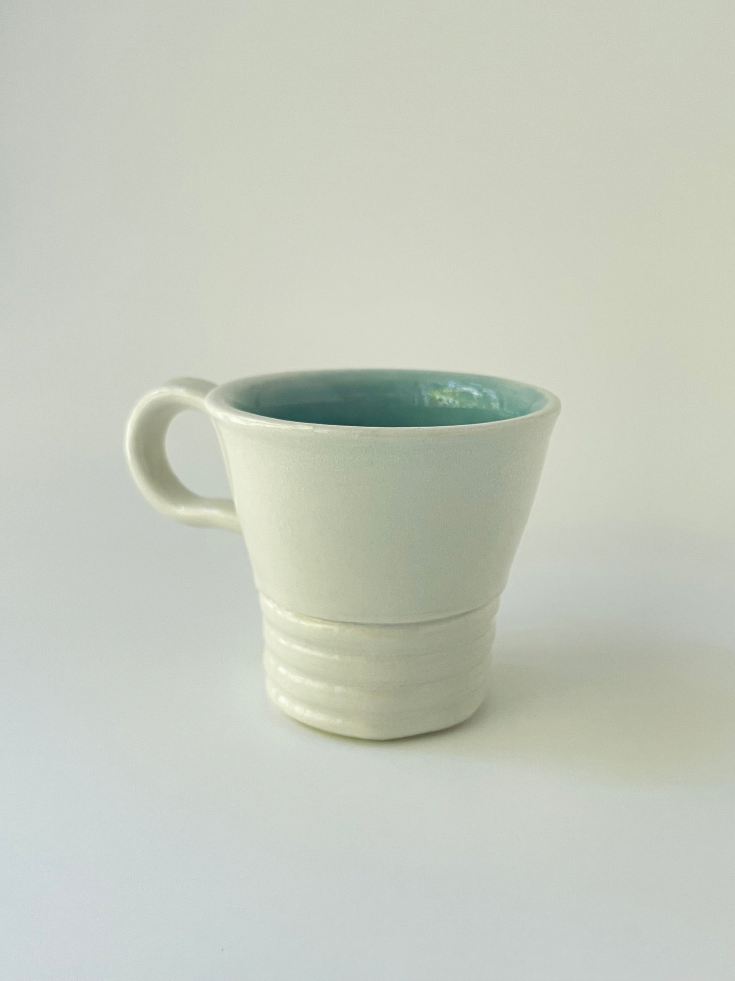 White and Celadon Tea Cup 2