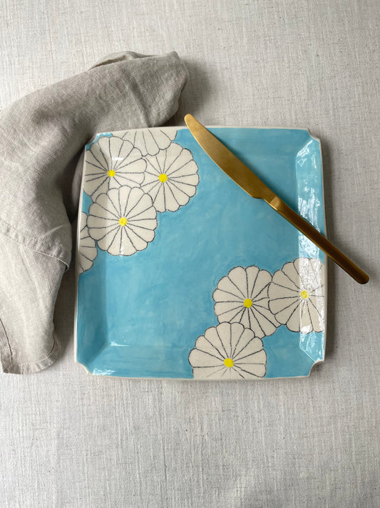 Japanese Print Serving Platter 1