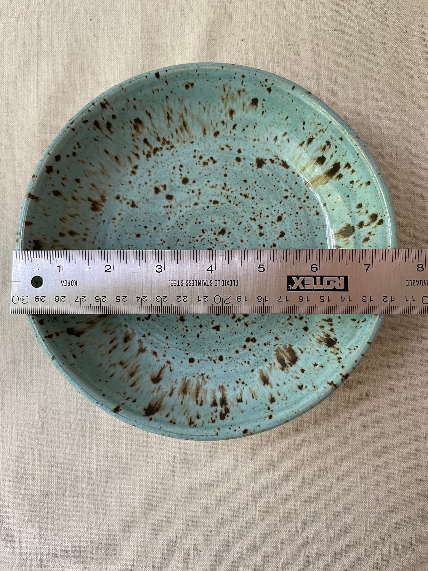 Cerulean Speckled Pasta Bowls, Set of 2