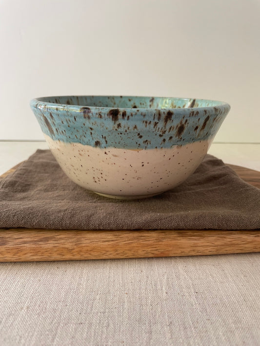 Cerulean Speckled Clay Bowl