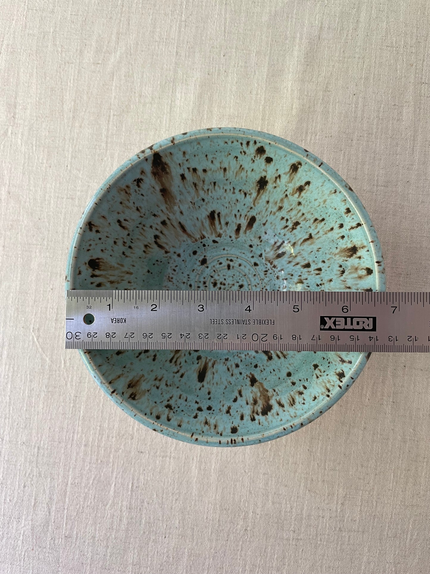 Cerulean Speckled Clay Bowl
