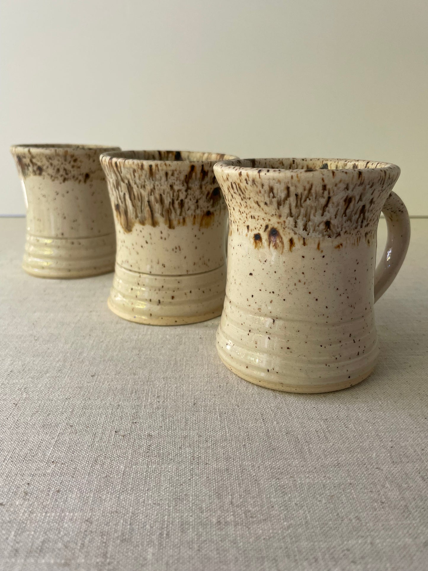 Birch Speckled Mug, Flared Rim
