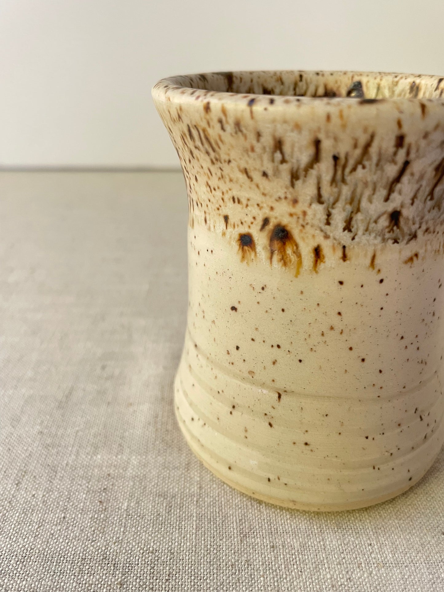 Birch Speckled Mug, Flared Rim