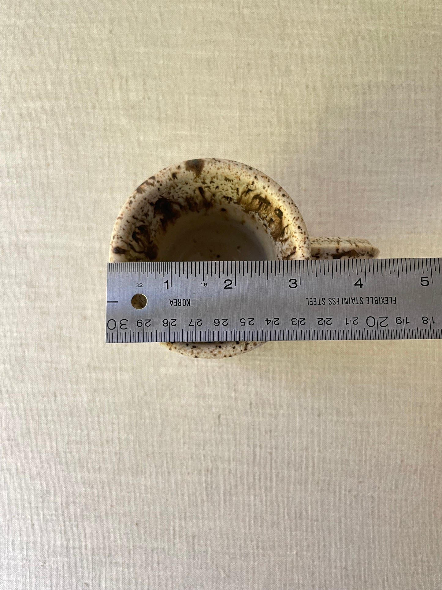 Birch Speckled Mug, Flared Rim