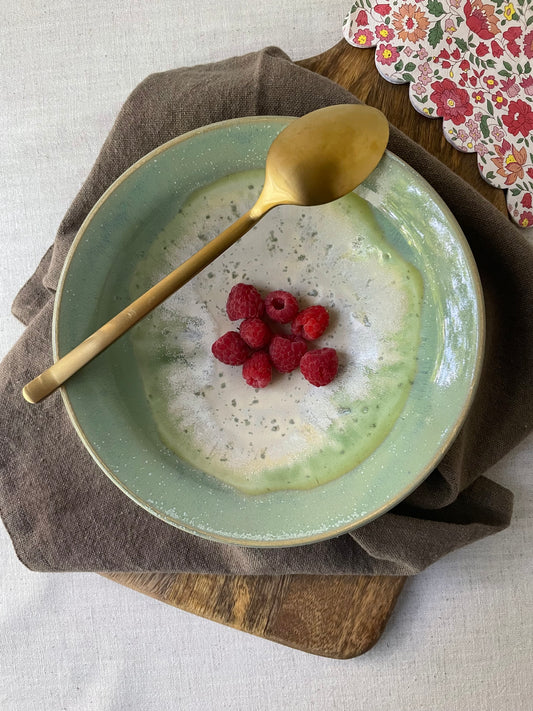 Green Ivy Bowl, 7.5 inch