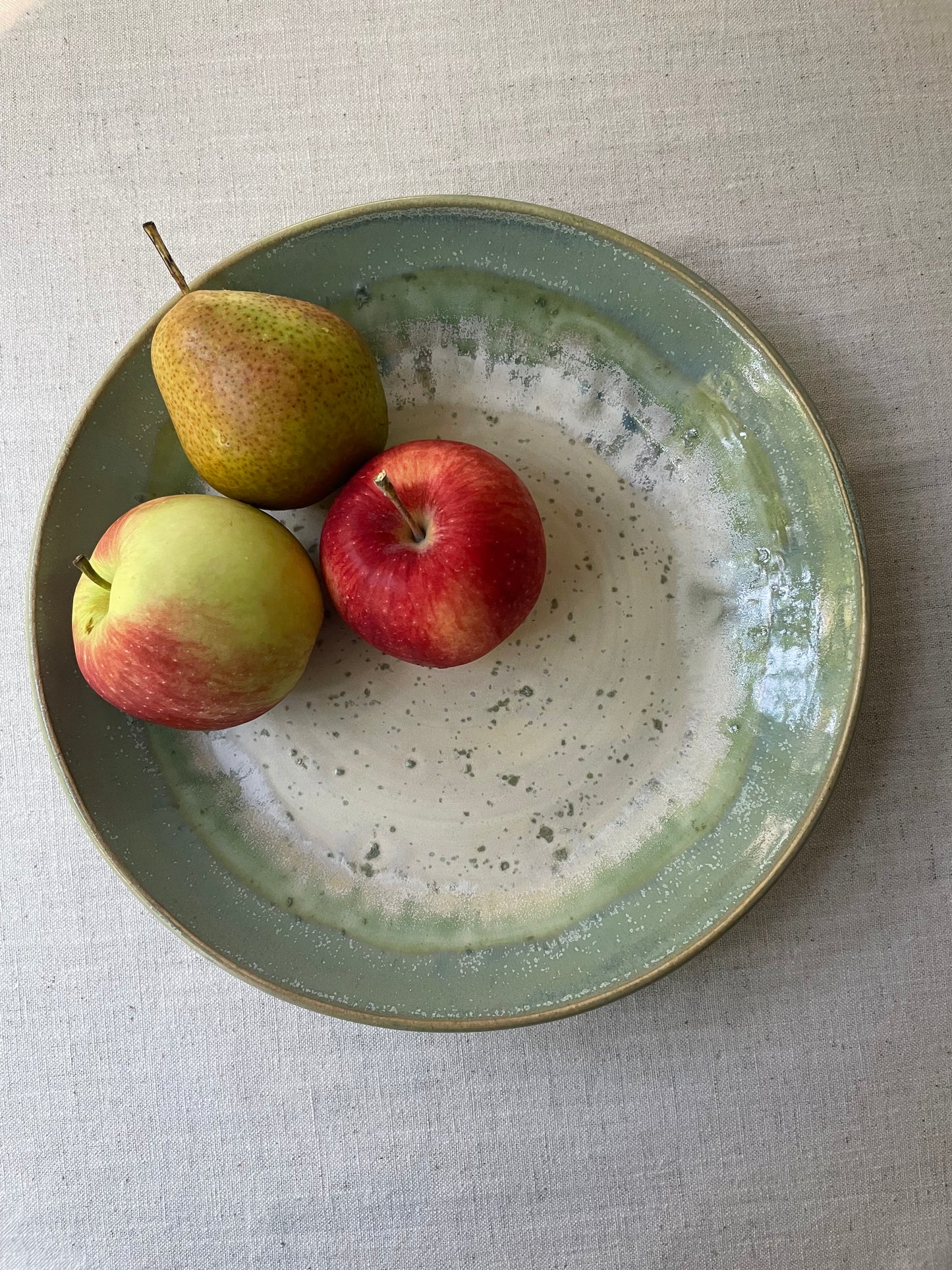 Green Ivy Serving Plate
