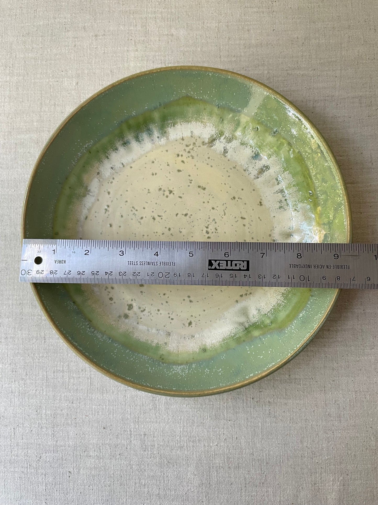 Green Ivy Serving Plate