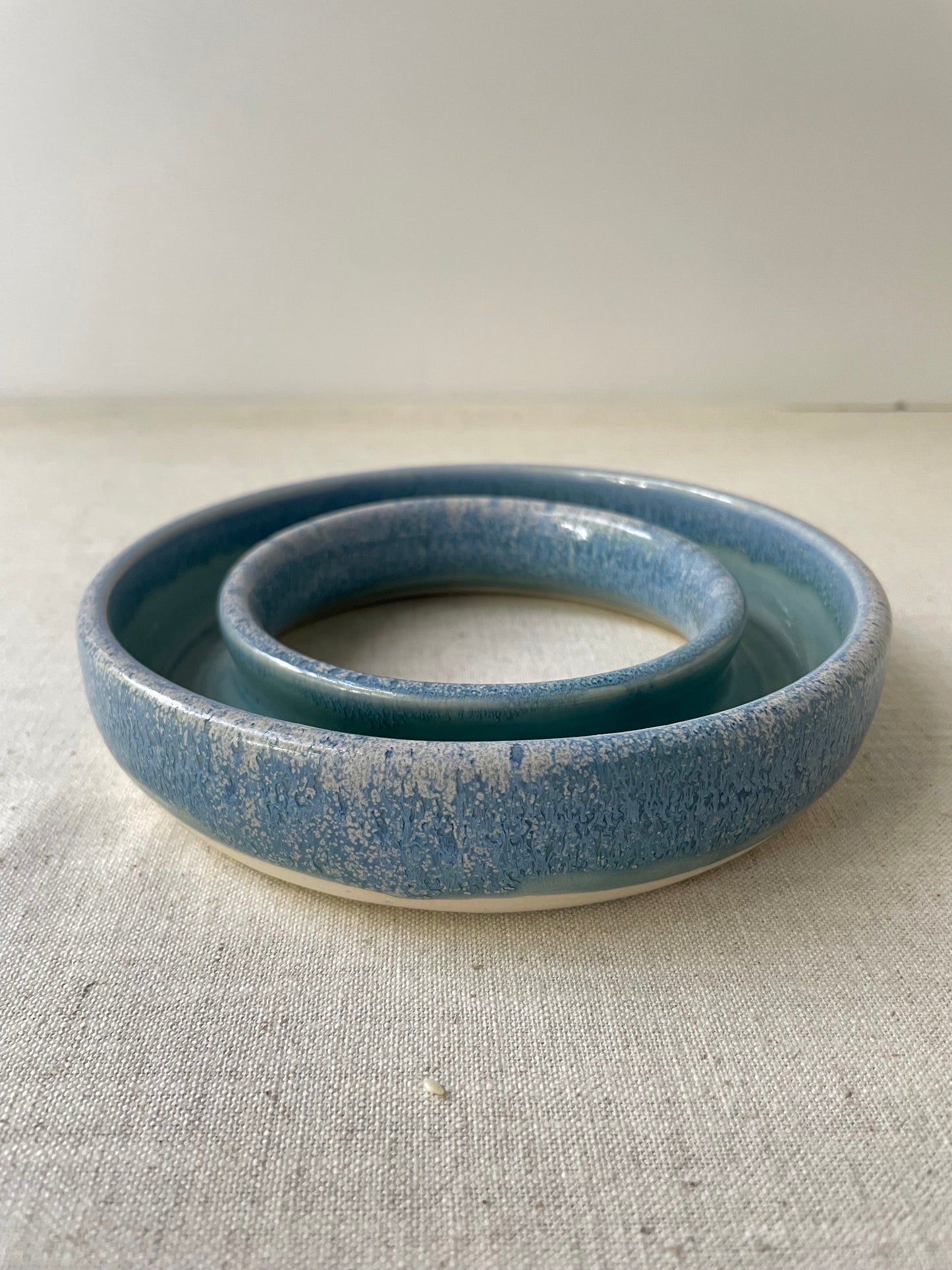 Blue Ring Vase