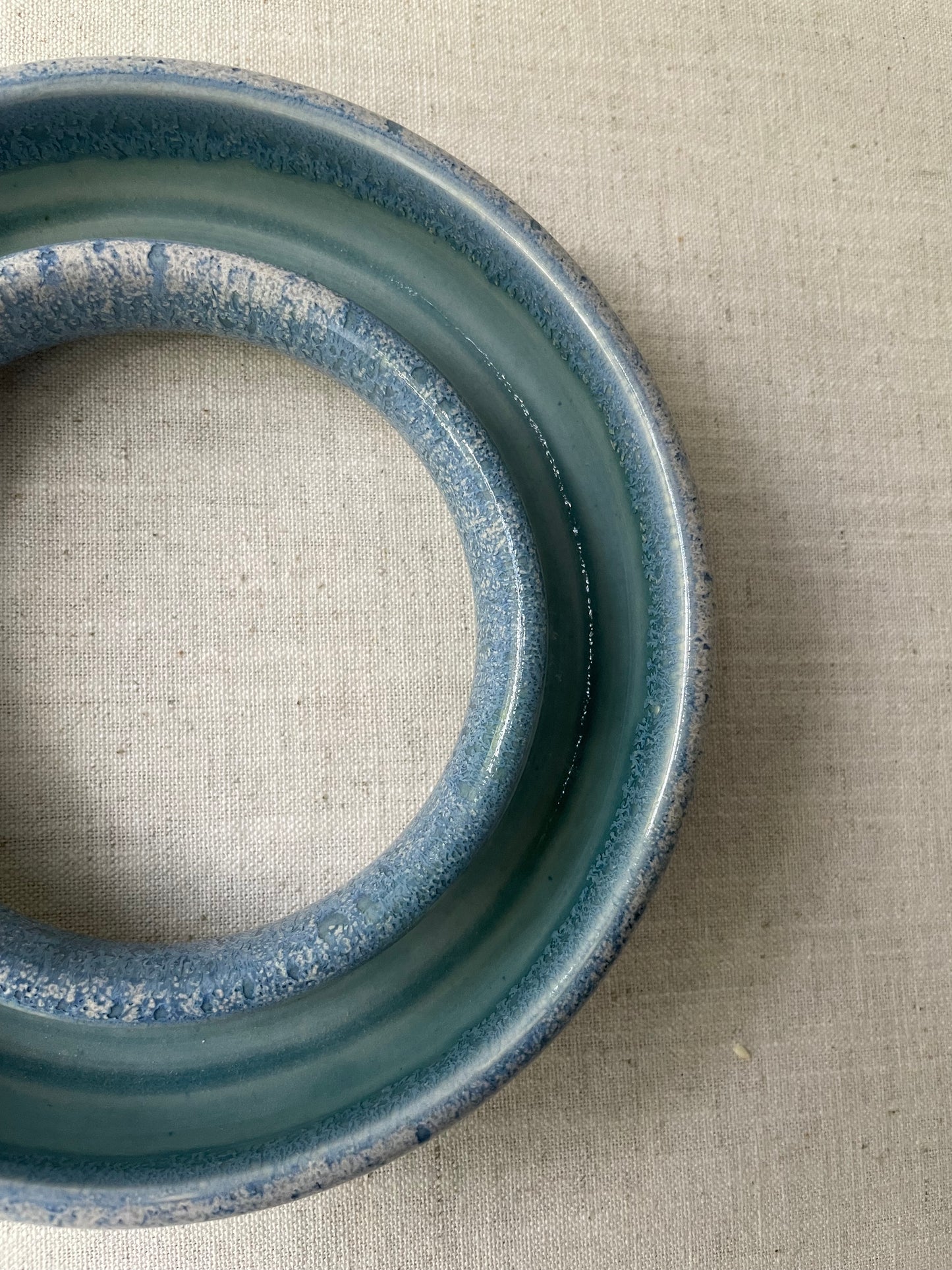Blue Ring Vase