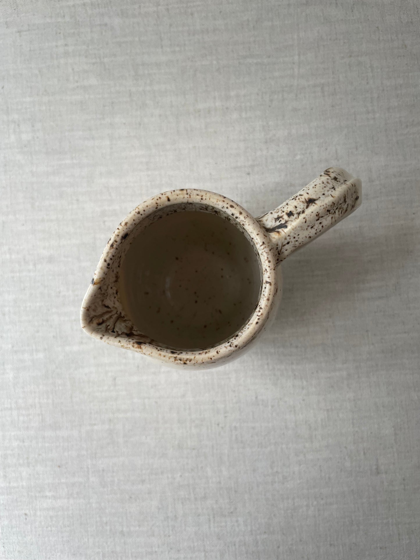 Birch Speckled Clay Pitcher