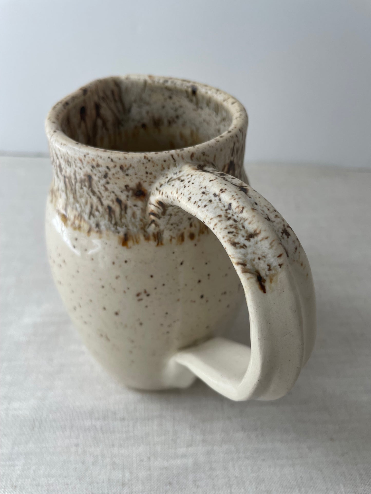 Birch Speckled Clay Pitcher