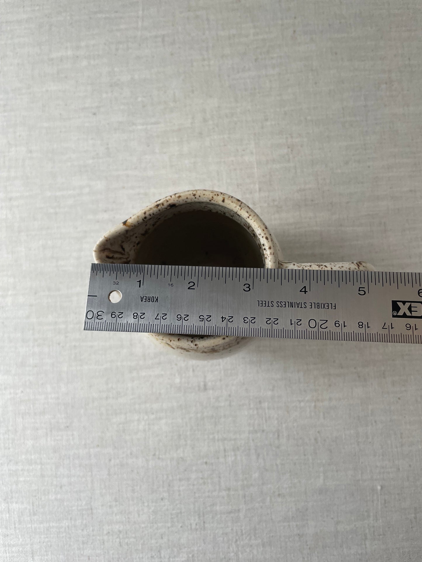 Birch Speckled Clay Pitcher