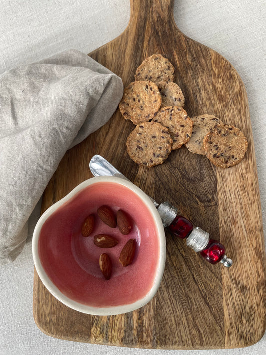 Warm Pink Heart Small Bowl