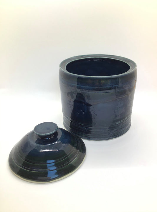 Storm Blue Storage Jar